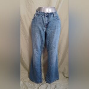 An Old Navy Light Blue Flare Sweet Heart Denim Jeans